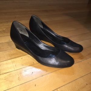 Cole Haan Nike Air black wedges